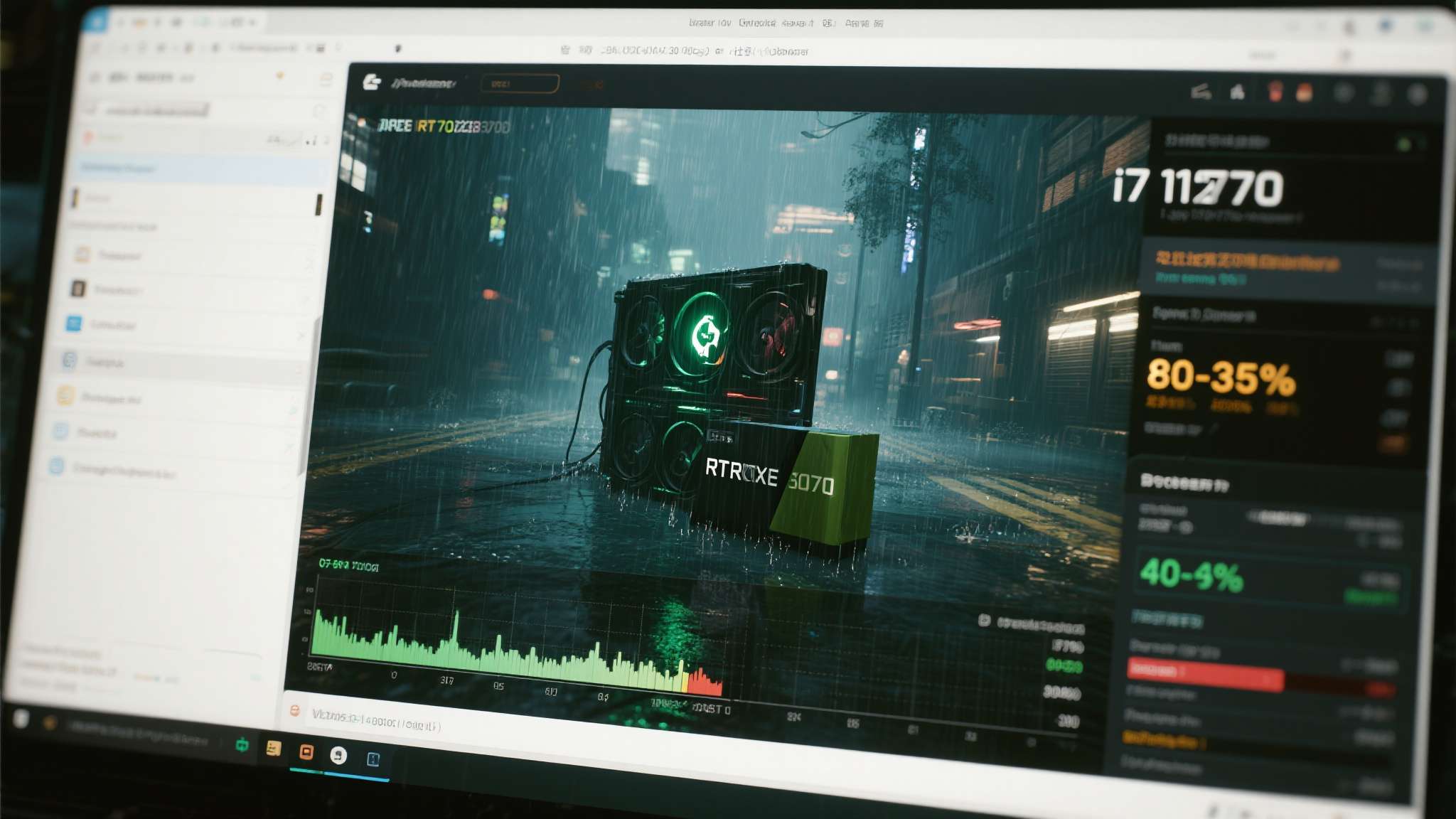 以社区中较为典型的案例来看，部分使用RTX 3070配合i7-12700处理器的